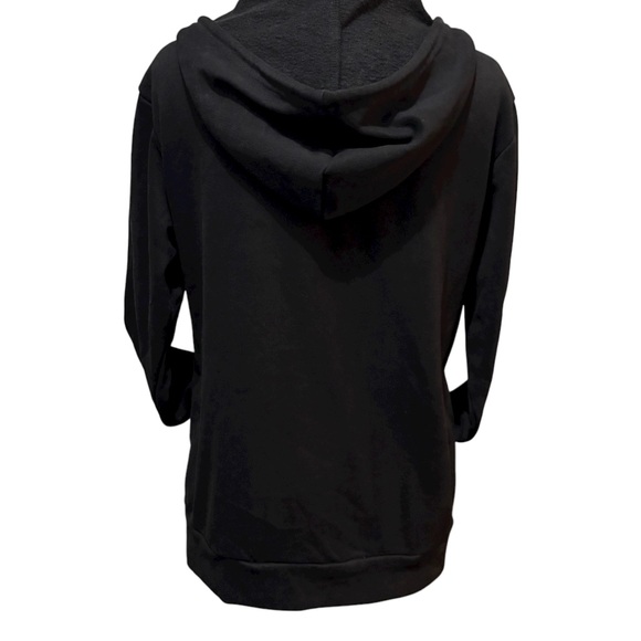 Halloween Zip Hoodie Skeleton Ribs Heart Size L - Picture 3 of 7